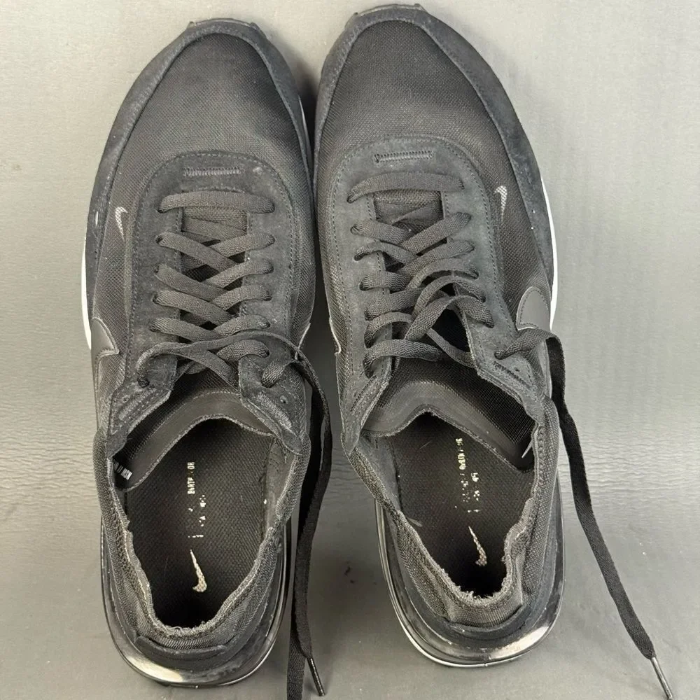 Nike Waffle One Black White athletic sneaker shoes men’s size 15